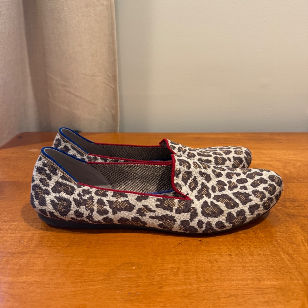 Rothy’s Leopard Loafers size 12.5 - Picture 2 of 6